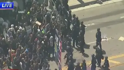 Protests intensify in LA after Trump deploys hundreds of National Guard troops